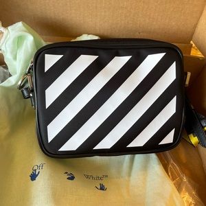 OFF-WHITE DIAG MINI FLAP BAG